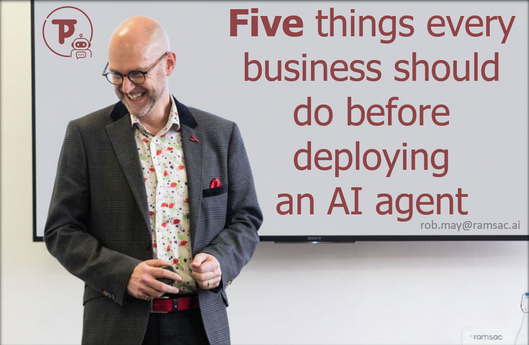 There are 5 things to do before you deploy any AI agentic work